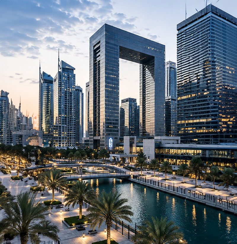 Dubai business district